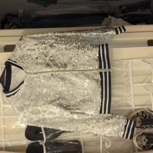 Girls flip sequin jacket